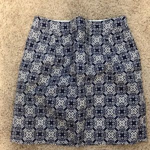 J. CREW Printed Skirt